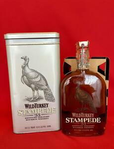 ワイルドターキー スタンピード ★☆ 500ml 52.5％ 未開栓 缶パッケージ WILD TURKEY STAMPEDE 55 バーボンウイスキー 未開封 古酒