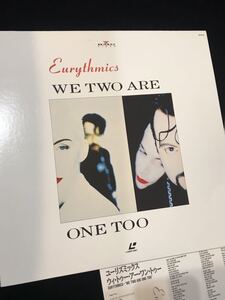 即決 送料無料 LD ユーリズミックス eurythmics we two are one too annie lennox dave stewart アニーレノックス デイヴ BVLP-8