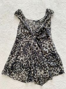 DKNY シルクシフォントップス size6 ダナキャランニューヨーク