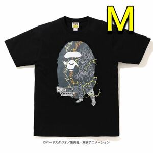 新品 M BAPE × DRAGONBALL Z SON GOHAN BIG APE HEAD TEE Tシャツ 半袖　black エイプ 黒 APE コラボ ドラゴンボールZ 限定 即納