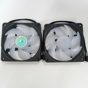 ◆ Cooler Master　12cm　2個セット ◆ 中古品 ◆ I01085