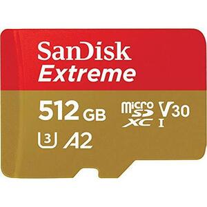 SanDisk マイクロSD 512GB サンディスク Extreme microSDXC A2 SDSQXA1-512