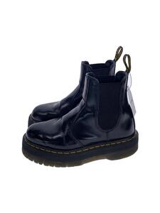 Dr.Martens◆QUAD RETRO/サイドゴアブーツ/UK5/ブラック/レザー/2976 QUAD