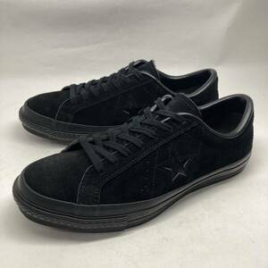 即決!限定! 日本製 CONVERSE ONESTAR J SUEDE 黒 サイズ 9.5 28cm / コンバース ワンスター スエード MADE IN JAPAN ブラック BLACK