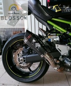 ★全国一律 送料3000円★新品未使用【ステンレス製+カーボン調】50.8mm 50.8Φ ZX6R ZX10R ZX12R ZXR250 H2 H2X ZX-25R Ninja250/400