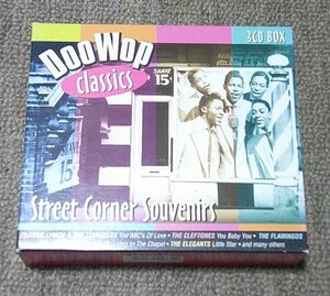 輸入盤3CD BOX：DOO WOP CLASSICS/STREET CORNER SOUVENIRS/PLATTERS/CRESTS/DRIFTTERS/SKYLINERS他