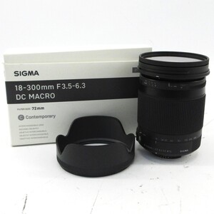 1円〜 SIGMA シグマ 18-300mm F3.5-6.3 DC MACRO レンズ for Nikon ※動作未確認 現状品 146-3188056【O商品】