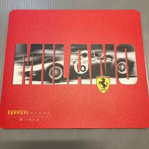 未使用！Ferrari STORE Milano フェラーリストア ミラノ 限定販売品 マウスパッド(23cm x 20cm) レア！