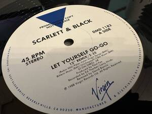 12”★Scarlett & Black / Let Yourself Go-Go / シンセ・ポップ！