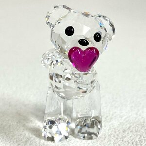 【希少】SWAROVSKI スワロフスキー 1016623 Kris Bear『クリスベア 投げキッス（Kris Bear Blowing Kisses）』 クリスタル クマ くま 廃盤