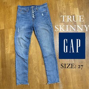 【ＧＡＰ】 レディース デニム TRUE SKINNY 27インチ