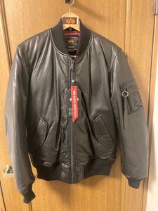 ALPHA INDUSTRIES MA-1 レザーダウン直営店50着限定品　XL 試着のみ