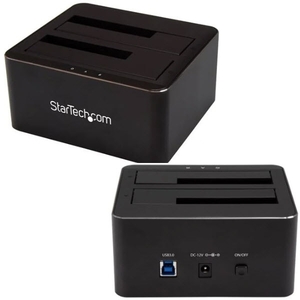 ◆ StarTech.com HDD/SSDスタンド/USB 3.0/2BAY/2.5/3.5SATA3.0/USBケーブル付(SDOCK2U33V) 