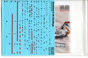 1/72 Print Scaleプリントスケールデカール 72-433 Grumman E-2C Hawkeye Part-2