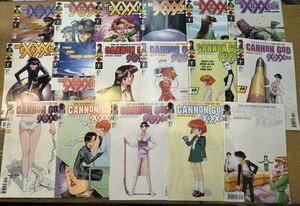 a0719-22.洋書 CMNNON GOD EXAXXION 1〜18 GUNSMITH CATS まとめ アメコミ 当時物 comic comics コミック American magazine collector