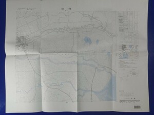 25000分の1地形図【別海】国土地理院発行・平成３年部分修正測量・平成３年発行　〈北海道別海町・別海町中心部・風蓮湖・標津線廃止直後〉