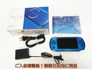 【1円】SONY PlayStation Portable PSP-3000 本体 ブルー 初期化/動作確認 N05-094yk/F3