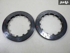 PFC ポルシェ 991 911 GT3 リア スリット ブレーキ ローター 2ピース ベルハウジング無 左右セット 380ｍｍ 棚2P24