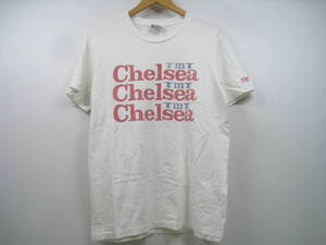 TMT ティーエムティー Tシャツ 半袖 Chelsea ロゴ 白 ホワイト サイズL