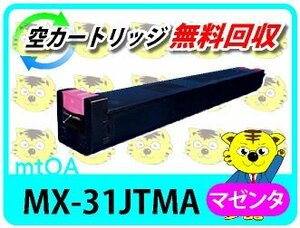 シャープ用 リサイクルトナー MX-31JTMA マゼンタ 2本セット