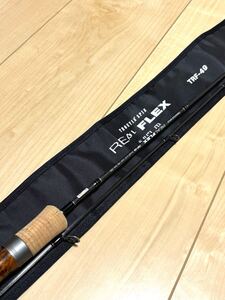 【美品】スミス　トラウティンスピン　リアルフレックス　TRF-49 検)SMITH スピニングロッド　2ピース　送料無料