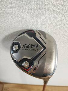 訳アリ　HONMA(ホンマ) ツアーワールド　727 455S 10.5 YC55 SR 純正ヘッドカバー付き