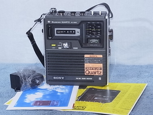  SONY【ICF-3000】 クオーツ時計内蔵 分解・整備・調整済品 （FM/中波/短波ラジオ）ＦＭ76～94MHzまで受信可能 管理21051707