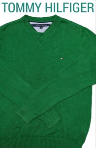 【良品】TOMMY HILFIGER(トミーヒルフィガー)メンズニット L