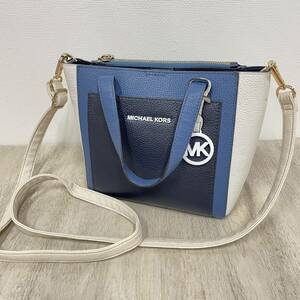 【MICHAEL KORS】マイケルコース★ショルダーバッグ 2WAY ハンドバッグ ネイビー 30S9LGXM1T 09