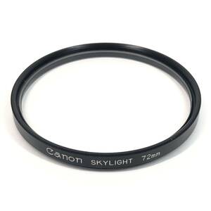 Canon キャノン 72mm SKYLIGHT レンズフィルター カメラアクセサリ #F1186