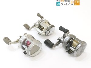 シマノ アクシス 100、ダイワ チームダイワーX 105Hi、ABU アブガルシア アンバサダー SM3600C 計3点セット