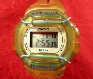 GS415）◎完動腕時計 送料無料(定形外)★CASIO カシオ BABY-G Gショック系★BG-BGX-131青黒◎ホワイト/ブルーブラック フェイス