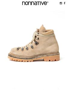 nonnative HIKING BOOTS HORSE LEATHER by GUIDI SAND