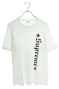 シュプリーム Tシャツ 17AW Independent Old English Tee サイズ:M オールドイングリッシュロゴTシャツ 中古 OM10