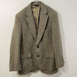 VINTAGE Harris Tweed USA製 アメリカ製 テーラードジャケット klopfensteins ウールジャケット ハリスツイード【送料一律/同梱可能】E