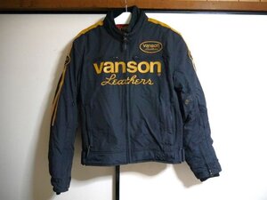 ▽♪ vanson バンソン 2XL プロテクター入り ナイロンジャケット ライダース ジャンパー 黒 VS16120W