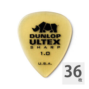 ギターピック 36枚 セット ジムダンロップ 1.0mm 433R ULTEX SHARP JIM DUNLOP ジムダン