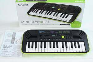 6)21.5103 未使用 CASIO MINI KEYBOARD SA-46 ミニキーボード