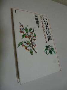 超レア品★いのちの声　失うことは生かされること　遠藤郁子著　海竜社