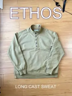 ETHOS スタンドカラースウェット