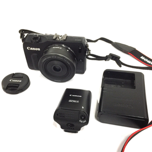 Canon EOS M EF-M 22mm 1:2 STM ミラーレス一眼 デジタルカメラ 光学機器 QG014-163