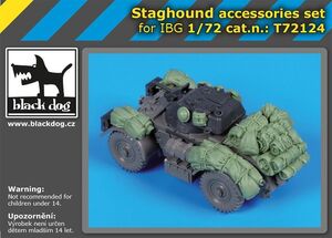 ブラックドッグ T72124 1/72 スタッグハウンド アクセサリーセット （ RPM用）