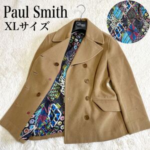 Paul Smith ポールスミス ウール マルチカラー Pコート ジャケット 