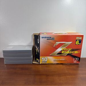 【新品】SAEHAN VHS ビデオテープ　120分4本