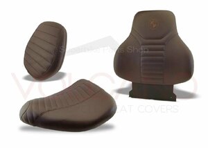 BMW C1 125 /200 2000～2002年式用 VOLCANO イタリア高級本革使用 シートカバー SEAT COVER