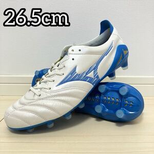 MIZUNO ミズノ モレリアネオ4 エリート26.5cm ムゲンパック 白 青 / MORELIA NEO Ⅳ ELITE サッカースパイク