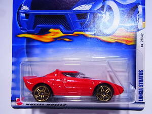 Hotwheels LANCIA STRATOS 2002 #037 赤白