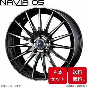 ウェッズ ホイール レオニス ナヴィア05 クラウン 180系 トヨタ 18インチ 5H 4本セット 0036281 WEDS