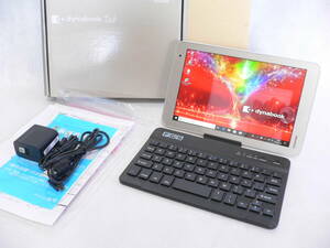 極超美【eMMC64GB・Win10・Office2021Pro】8.0WXGA(1280x800)タッチ東芝 dynabook Tab S38/26M Z3735F-Max1.83GHz/KB ストレージ拡張可