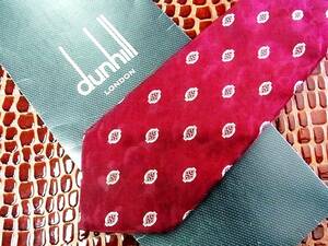 ○E1477N●USED並●【ｄunhill】ダンヒルのネクタイ